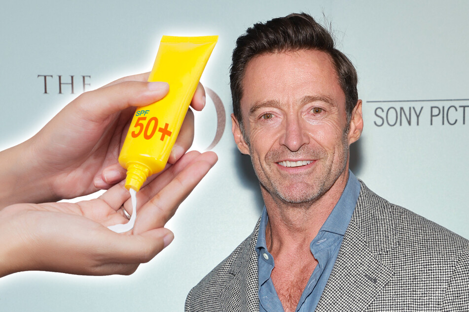 Hugh Jackman urges fans to "please apply sunscreen" after skin cancer test
