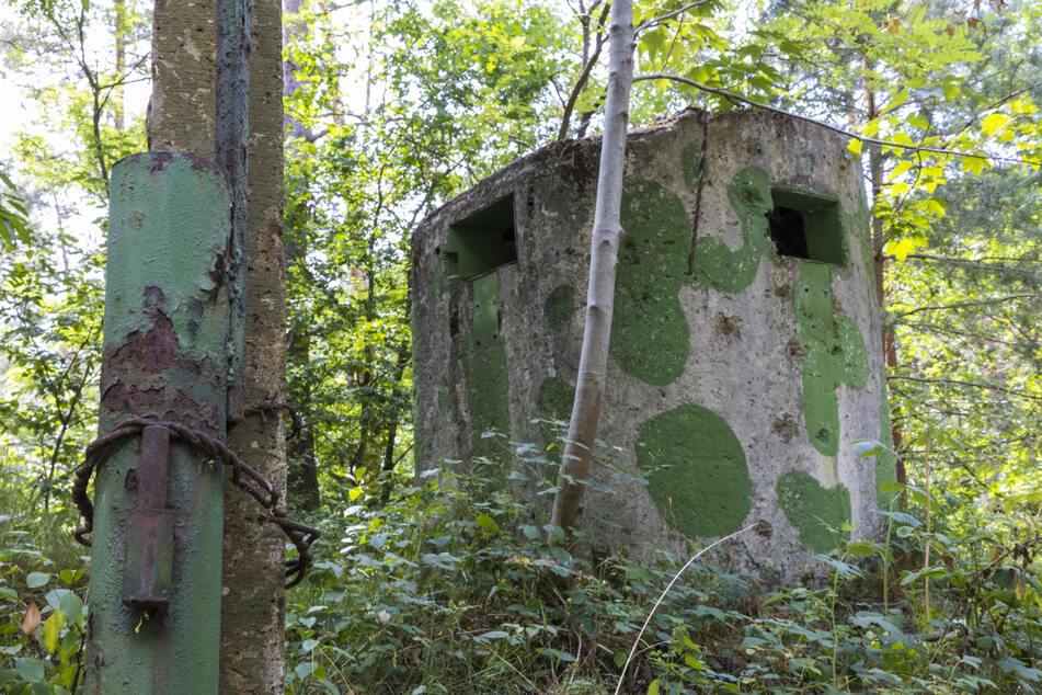 Ein ehemaliger Wach-Bunker.
