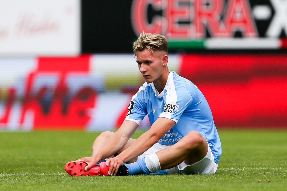 Erik Tallig spielte in der abgelaufenen Saison 29-mal für Chemnitz, schoss sechs Tore. Am Sonnabend stieg er mit dem CFC in die Regionalliga ab.