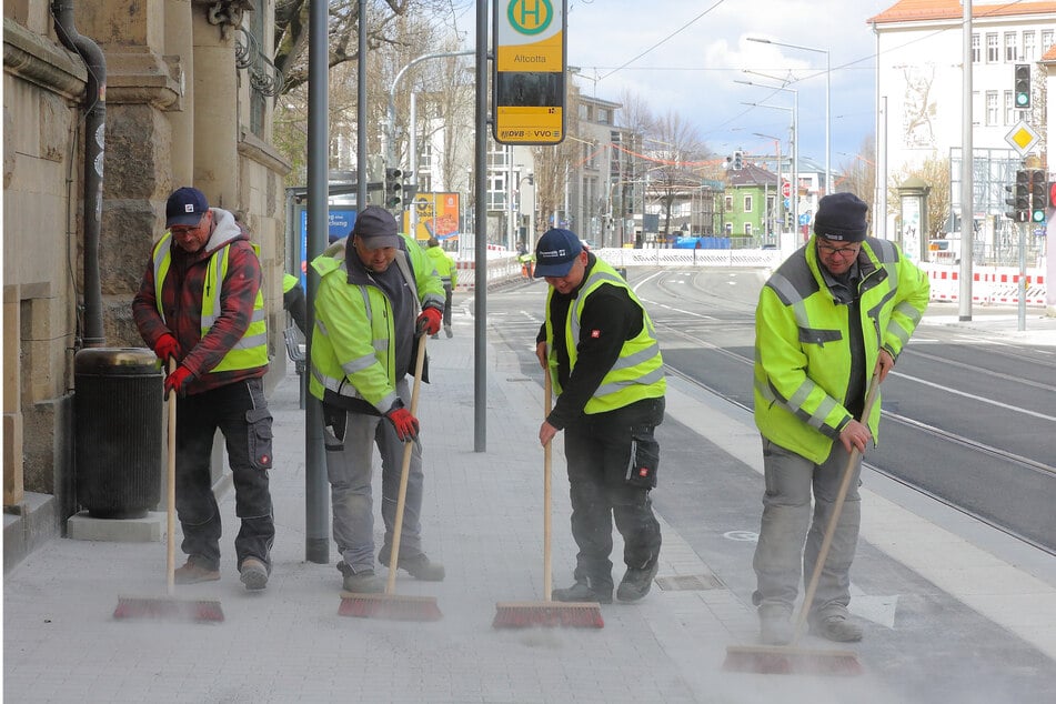 Am Freitag wurden noch die letzten Arbeiten durchgeführt und sauber gemacht.
