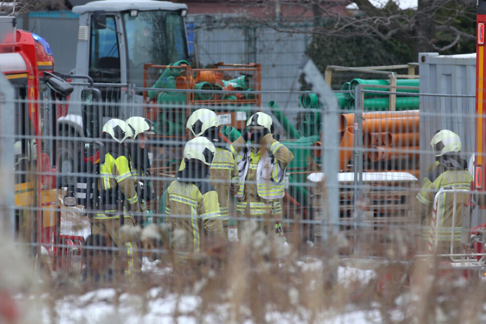 Feuerwehrleute brachten das Feuer relativ schnell wieder unter Kontrolle.