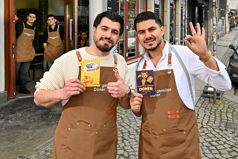 Dresden: Für einen Euro! Diese Jungs bringen Berliner Gemüse-Döner nach Dresden