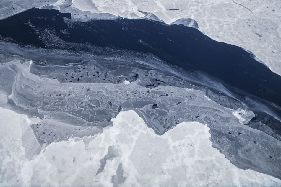 Antarctic sea ice coverage reached its annual minimum level at 996,000 square miles last month.