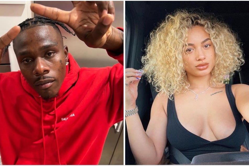 Over the weekend, after a heated argument, Dababy (l) called the police to have DaniLeigh (r) removed from his home.
