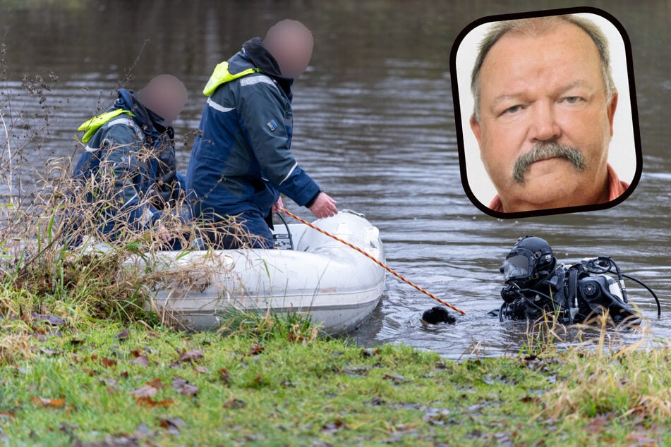 Suche nach vermisster Person: Polizei-Taucher in der Saale im Einsatz!