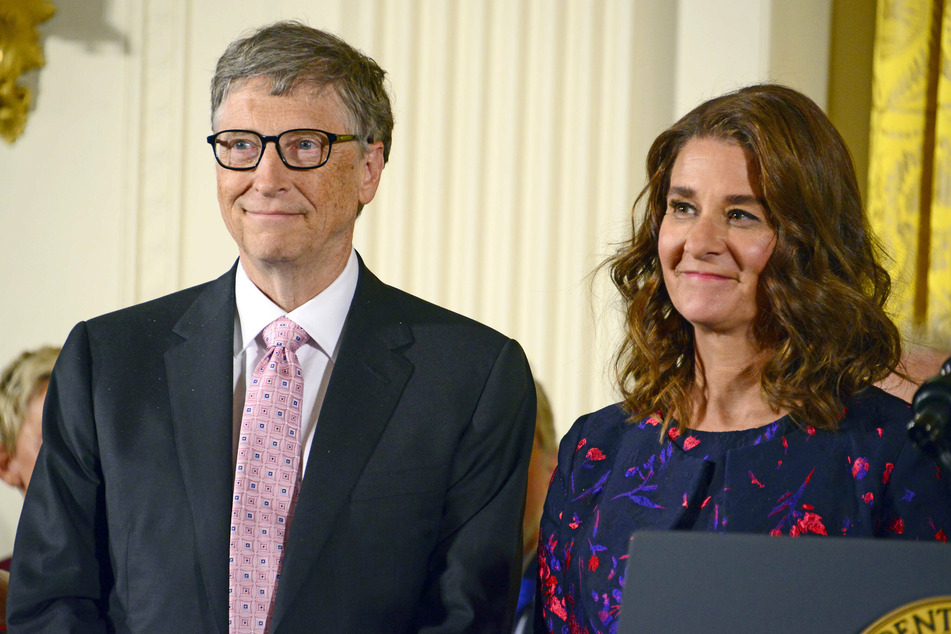 Bill and Melinda Gates being presented the Presidential Medal of Freedom during a ceremony in the East Room of the White House in 2016 (archive image).