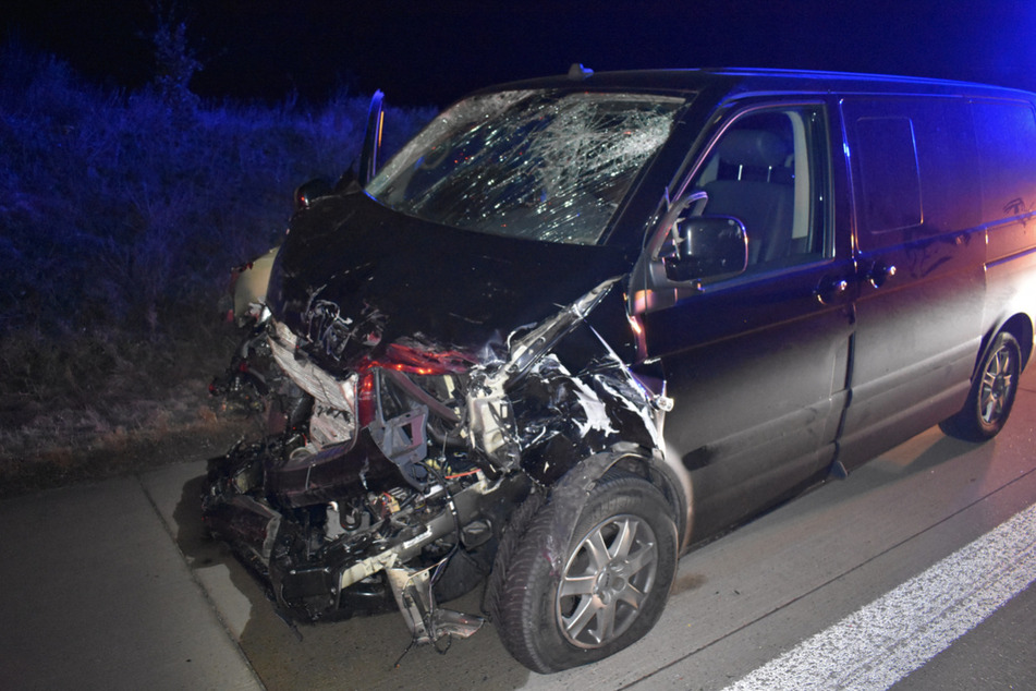 In der Nacht ereignete sich ein zweiter Unfall auf der A9.