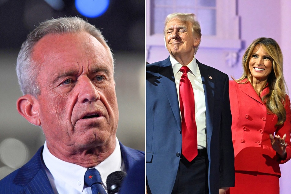 A source close to Donald Trump claims his wife Melania and his ally Robert F. Kennedy Jr. are "ganging up" on him to improve his diet.