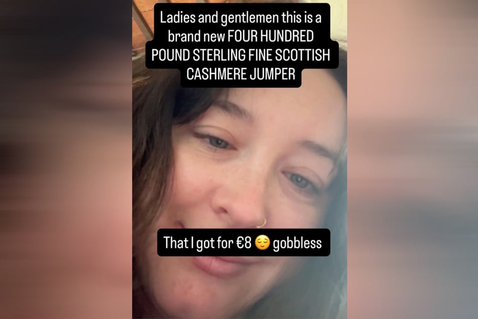 Auf TikTok feiert Isobel Millington ihren Glückstreffer.