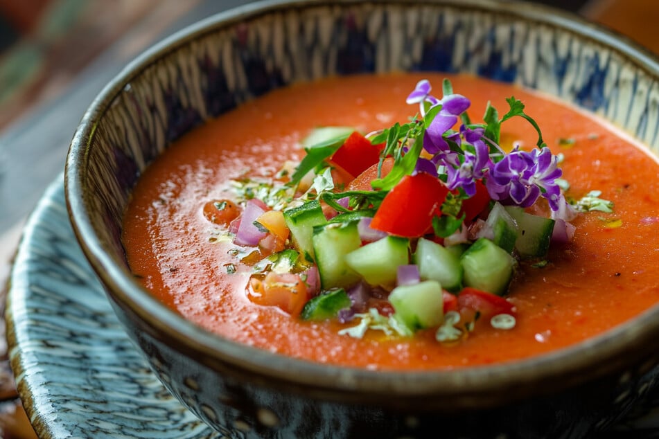 Rezept des Tages vom 27.8.2024: Gazpacho Andaluz.