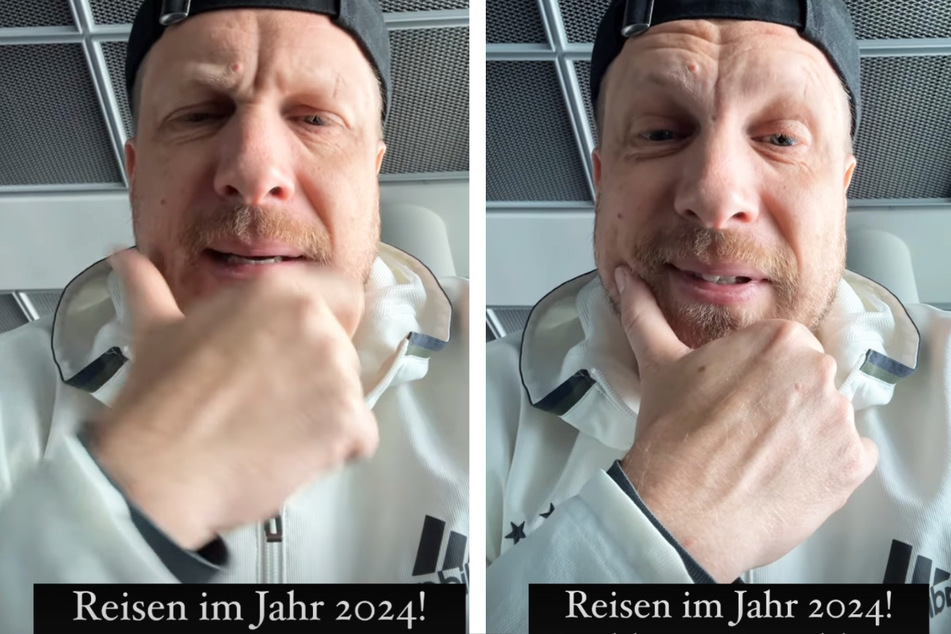 Der 46-Jährige wandte sich am Sonntagvormittag mit zwei Instagram-Storys an seine Fans - er wirkte relativ zerknirscht.