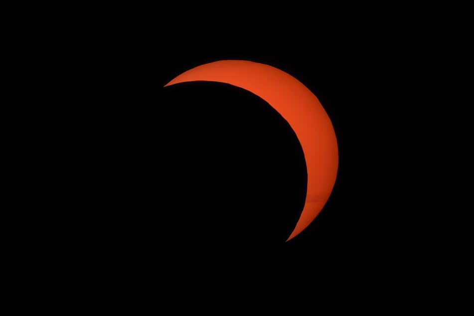 Am Mittwochabend gab es in Thüringen eine partielle Sonnenfinsternis.