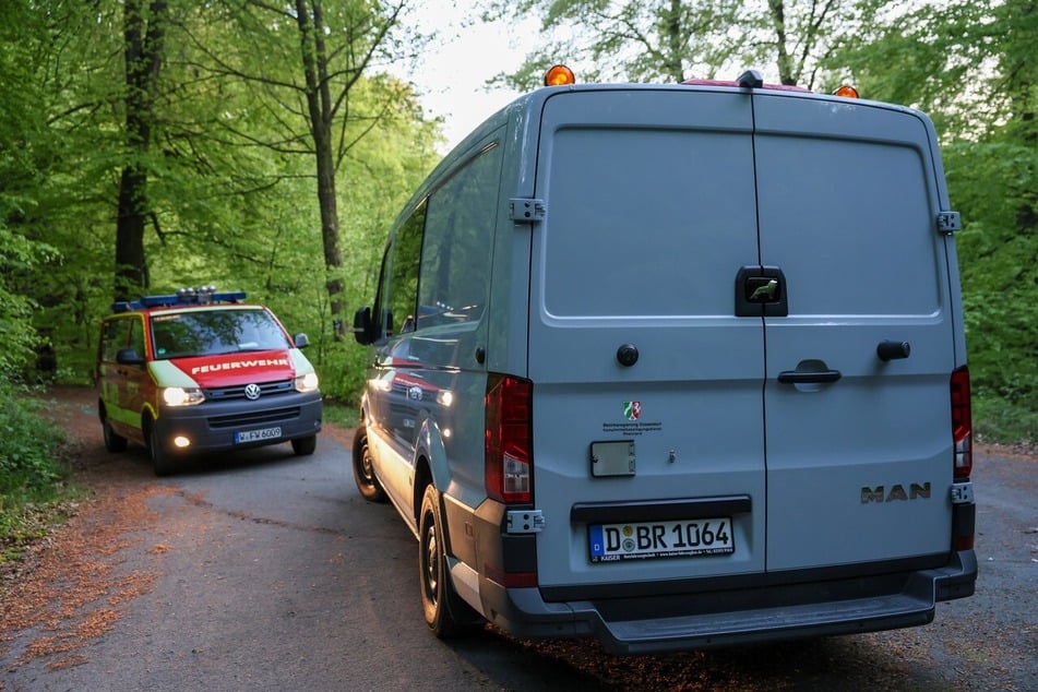In diesem Spezialfahrzeug der Bezirksregierung wurde der Blindgänger abtransportiert.