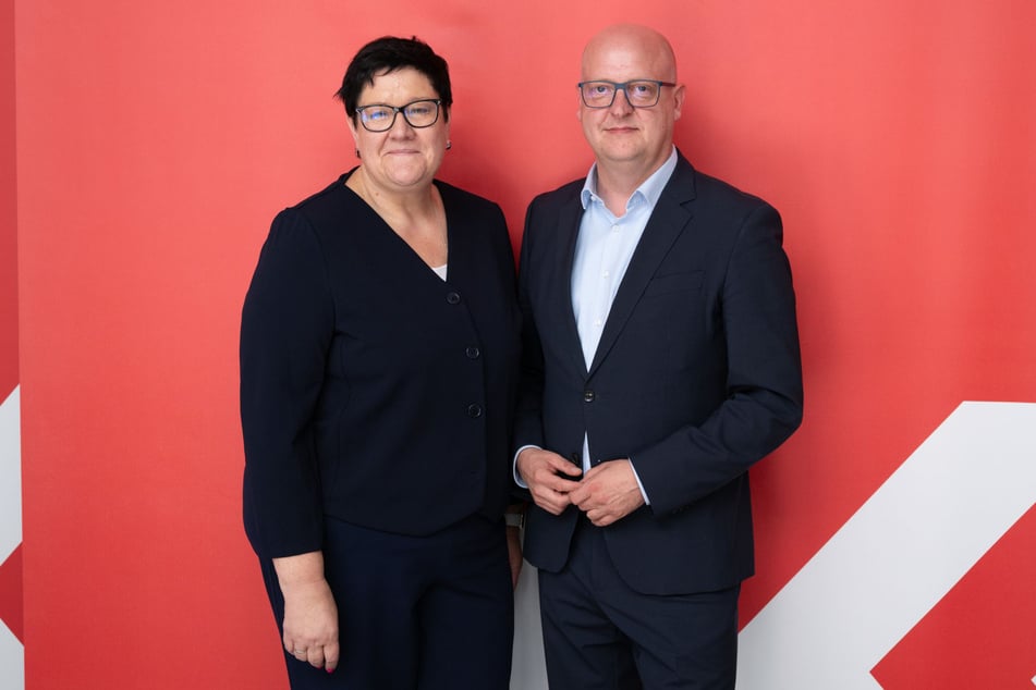 Kathrin Michel (63) und Henning Homann (46) stehen an der Spitze der Sachsen-SPD.