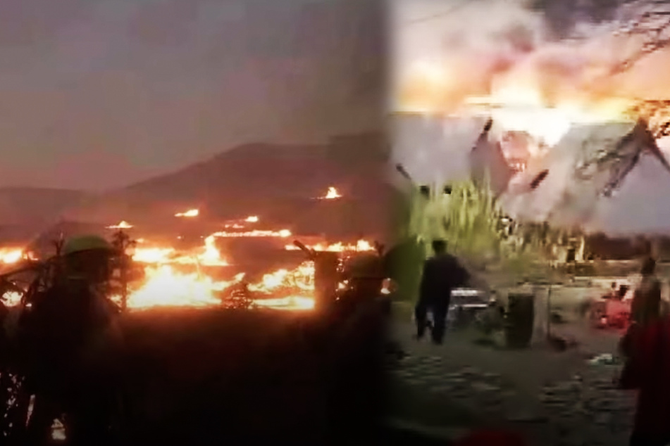 Mehr als 100 Häuser abgebrannt! Feuer zerstört nahezu gesamtes historisches Dorf