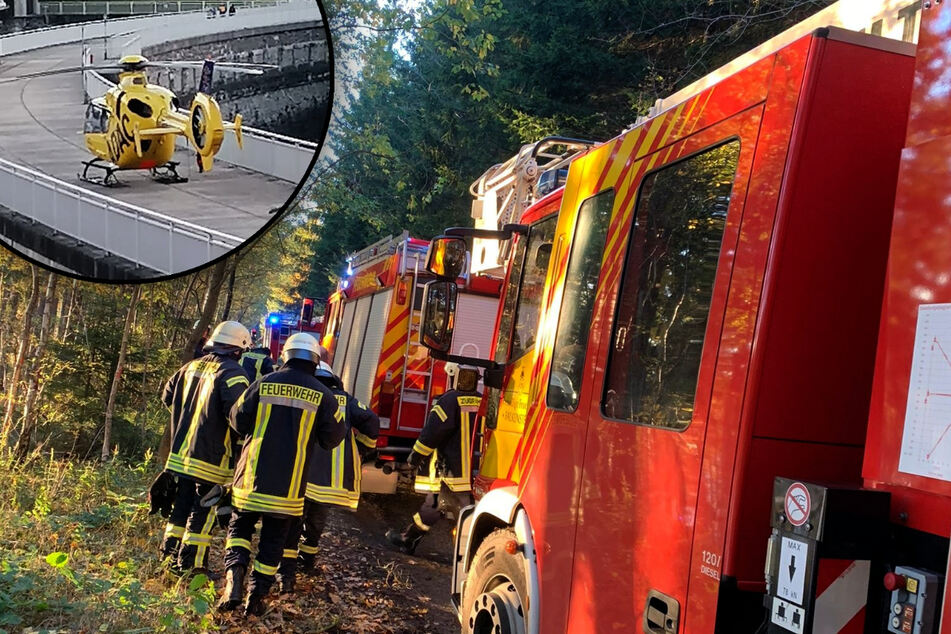 Großeinsatz an Talsperre: Person beim Klettern abgestürzt
