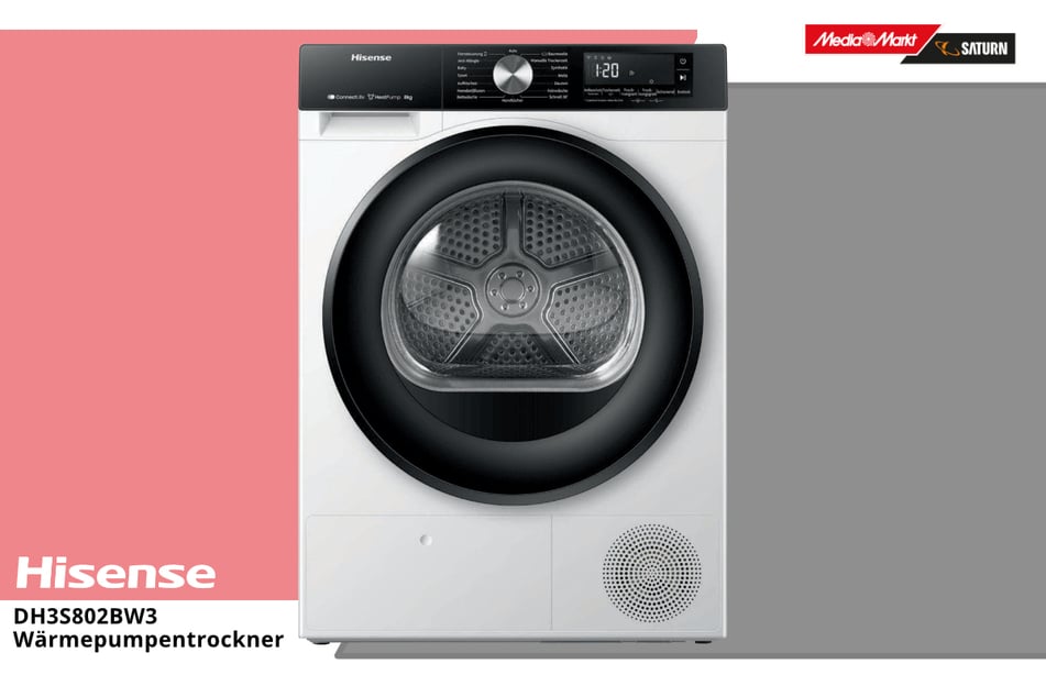 Hisense-Wärmepumpentrockner DH3S802BW3.