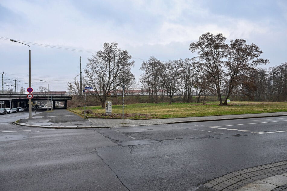 So sieht die Brache an der Strehlener Straße Ecke Andreas-Schubert-Straße aktuell aus.