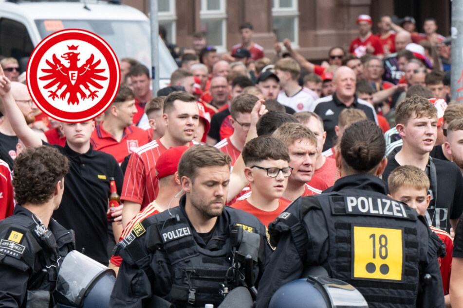 Pyro-Wurf auf Eintracht-Block: Polizei nimmt schottischen Fan fest!