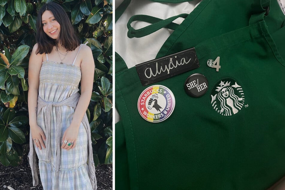 Alydia Claypool was reinstated to her job at Starbucks after she was unlawfully fired amid her store's unionization campaign.