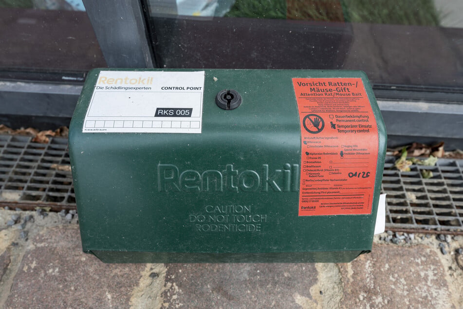 Der Gebäude-Eigentümer hat grüne Giftboxen in der Innenstadt aufstellen lassen.