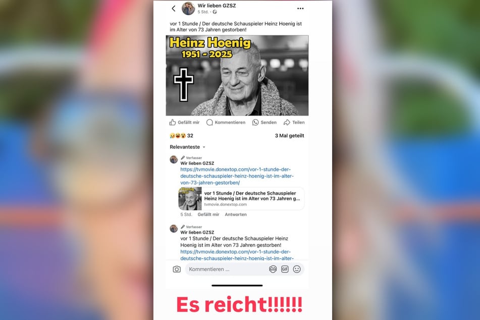 Ein Facebook-Beitrag hatte den 73-Jährigen für tot erklärt.