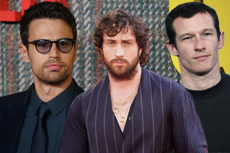Die britischen Schauspieler Theo James (42, v.l.), Aaron Taylor-Johnson (35) und Callum Turner (36) wurden bereits heiß als der neue Super-Spion diskutiert.