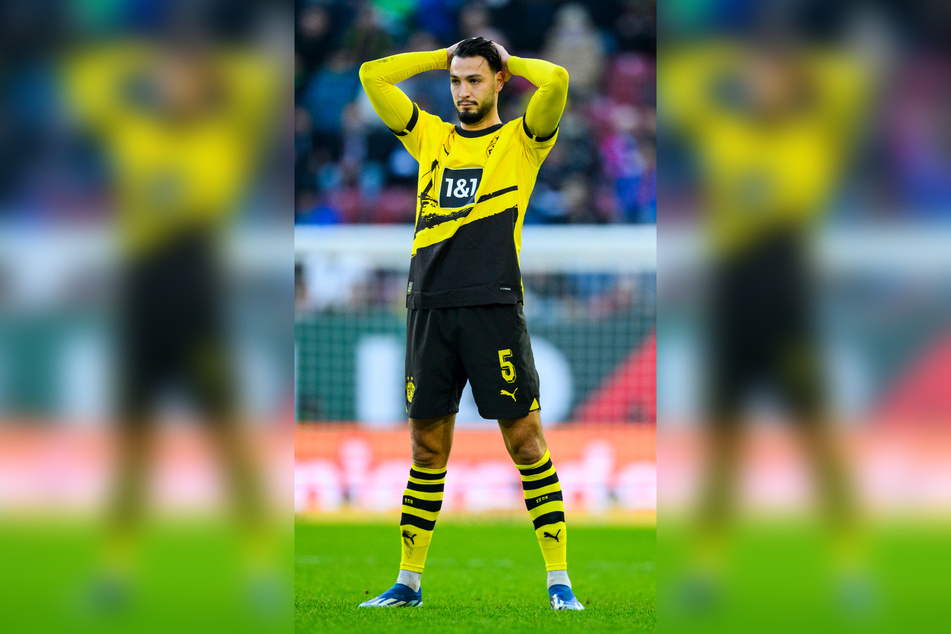 Ramy Bensebaini (28) wird diese Saison für Borussia Dortmund aufgrund einer Innenband-Verletzung voraussichtlich kein Spiel mehr bestreiten.
