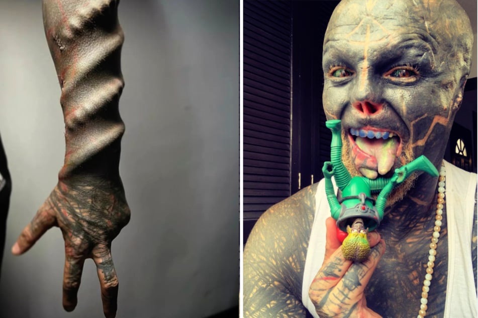 Implantate, gespaltene Zunge und überall Tattoos: Anthony Loffredo (33) ist ein wandelndes Kunstwerk.
