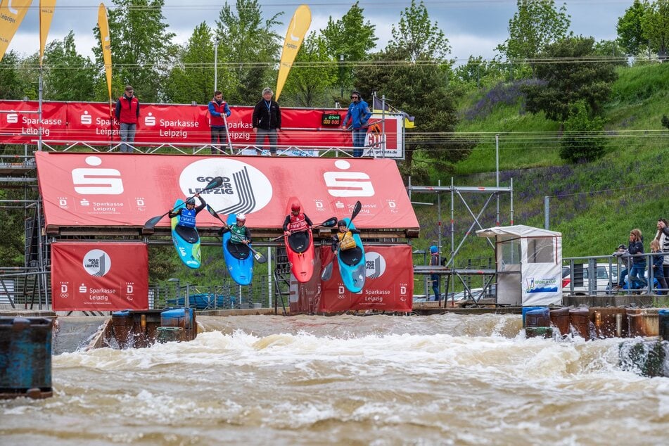 Der Kanupark Markkleeberg bietet perfekte Bedingungen für die Sportler.