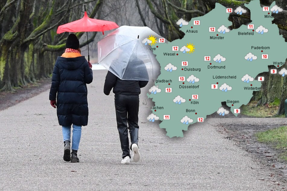 Leichter Regen und milde Temperaturen: So wird das Wetter in NRW