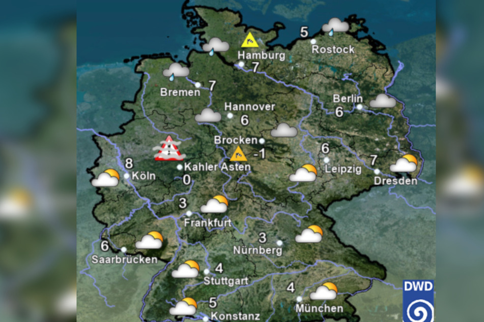 Die kommenden Tage wird es wechselhaft und kühl in Deutschland.