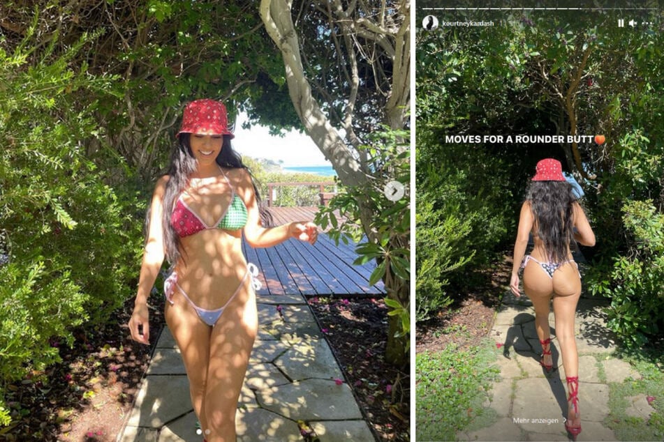 Auf ihrem Instagram-Kanal präsentierte sich Kourtney Kardashian (42) im freizügigen Sommer-Look.
