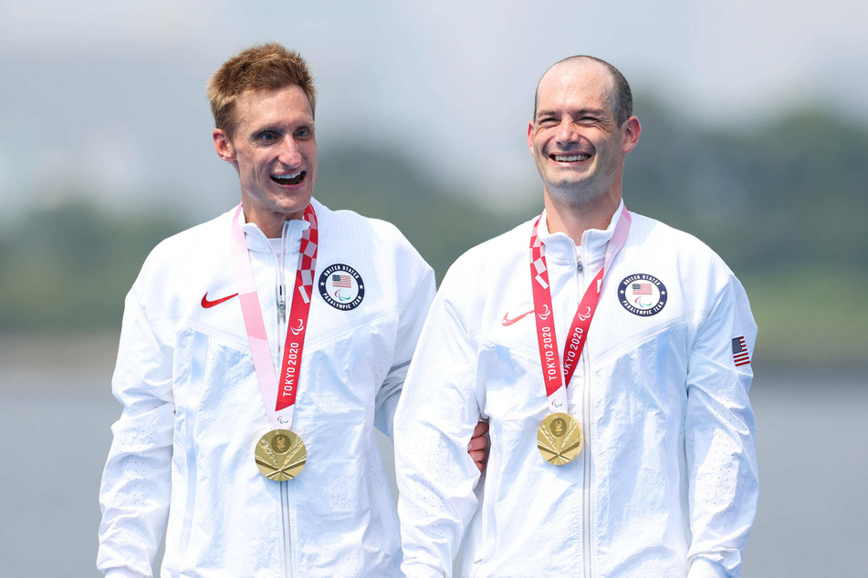 Brad Snyder became the first American in history to the win the Para-triathlon on Saturday.
