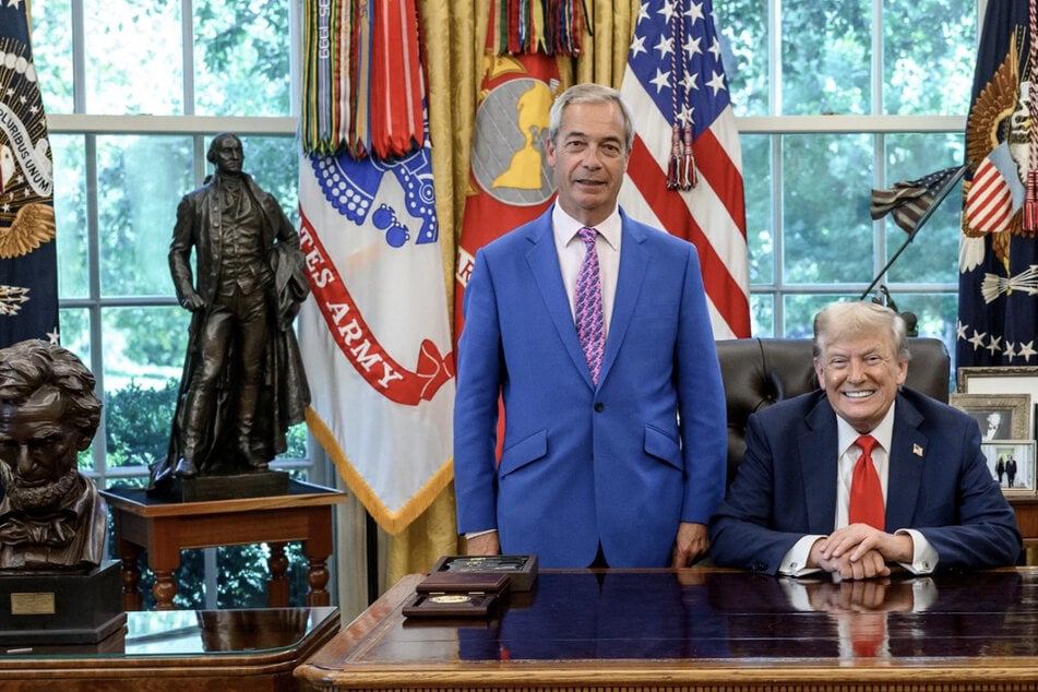 Reform UK's Nigel Farage met with President Donald Trump during a trip that saw hip appear before the House Judiciary Committee.