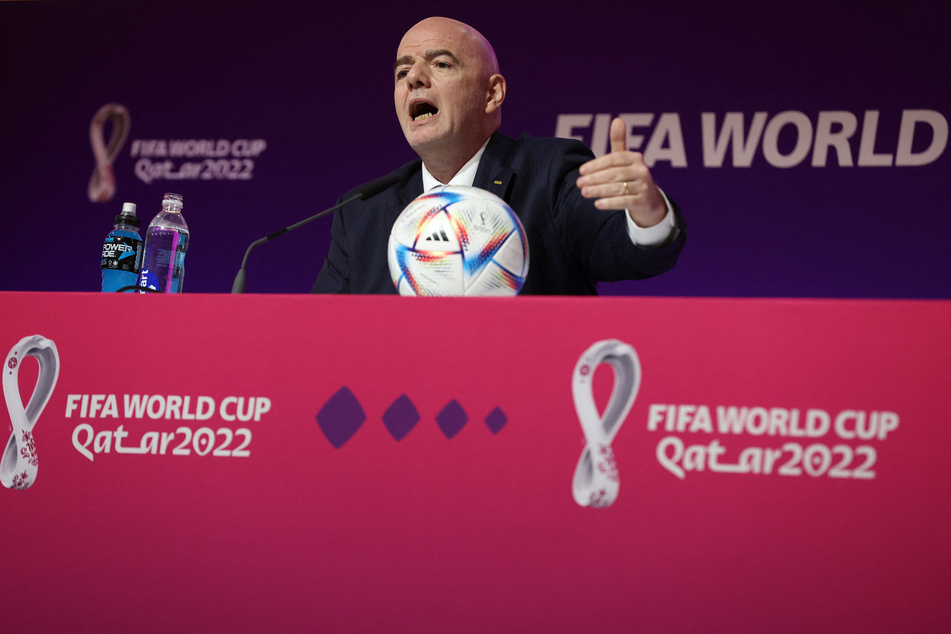 Infantino spoked for nearly an hour in front of a stunned media.