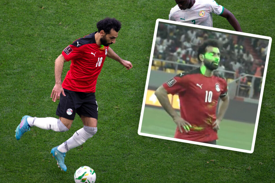 Unschöne Szenen bei WM-Drama: Fiese Laser-Attacken gegen Mo Salah!