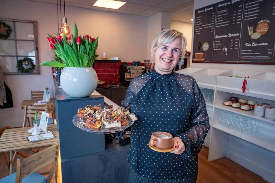 Katrin Friedrich (48) hat sich einen Herzenswunsch erfüllt und betreibt ab jetzt ein inklusives Café.