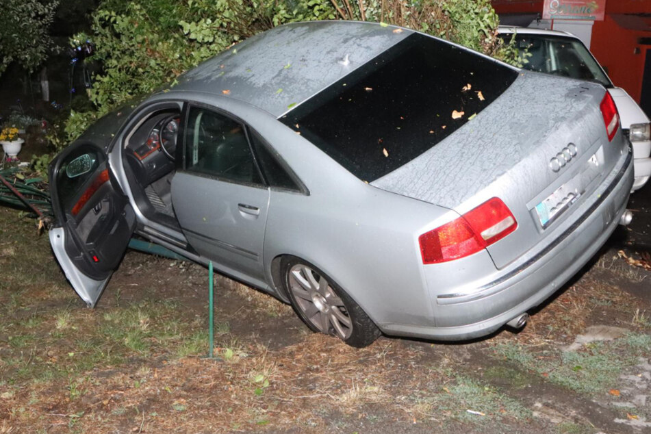 Nach der rasanten Autofahrt flüchteten die Insassen des Audis unerkannt.