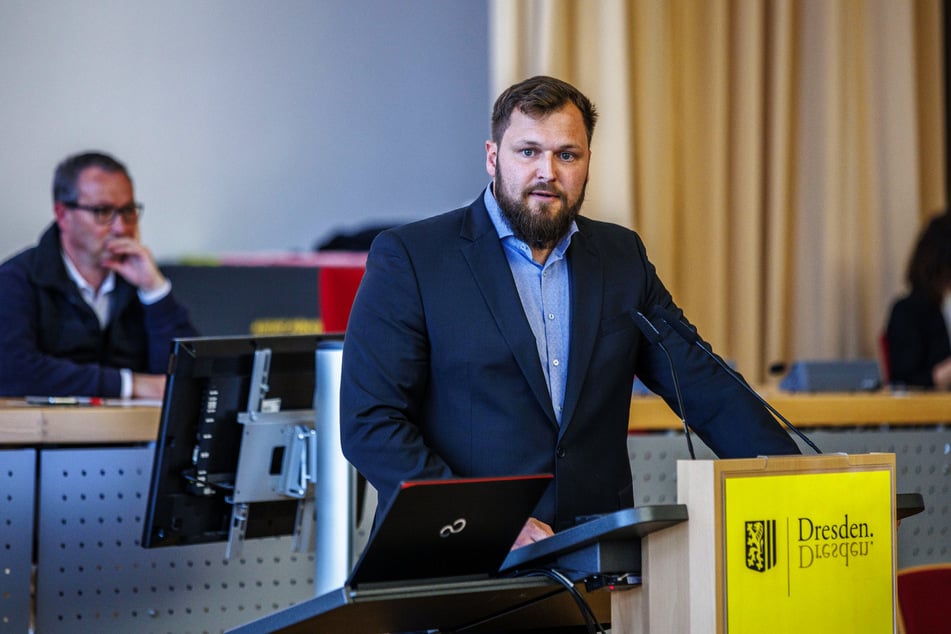 AfD-Stadtrat Thomas Ladzinski (36) hatte sich mit seiner Fraktion für den Bau einer Behelfsbrücke eingesetzt. (Archivbild)