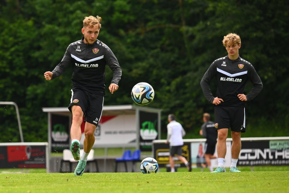 Tony Menzel (19, l.) und Jonas Oehmichen (20) schlugen in dieser Saison voll ein.