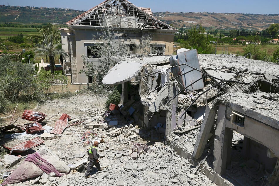 Nahe der libanesischen Grenze zu Nordisrael kommt es immer wieder zu Konflikten. Hier wurden Teile eines Dorfes durch israelische Angriffe zerstört.