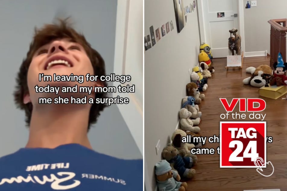 viral videos: Viral Video of the Day for August 20, 2025: College-bound son gets sweetest surprise from mom
