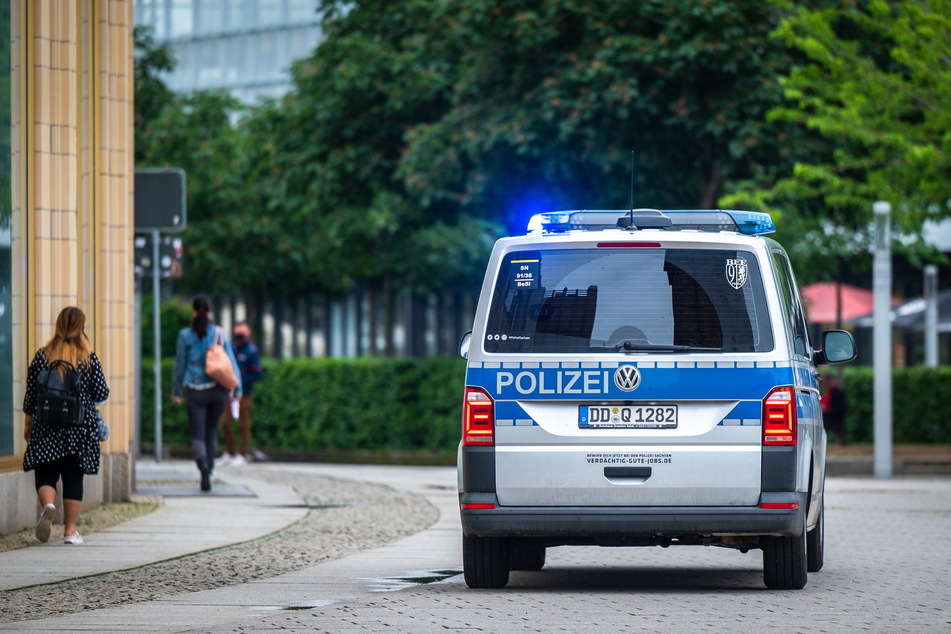 Die Polizei führte am Donnerstag in der Chemnitzer City eine Drogen-Razzia durch.