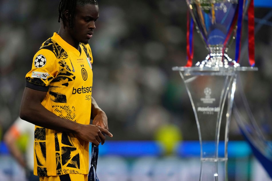 Auch beim 0:5 gegen PSG verlorenen Champions-League-Finale stand Bisseck auf dem Platz, kam allerdings von der Bank.