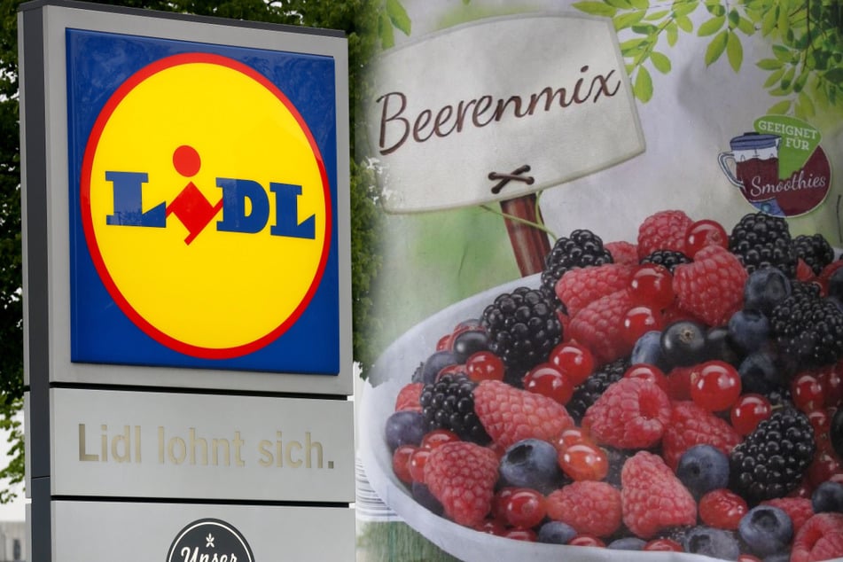Der Beerenmix wurde beim Discounter Lidl verkauft. (Montage)