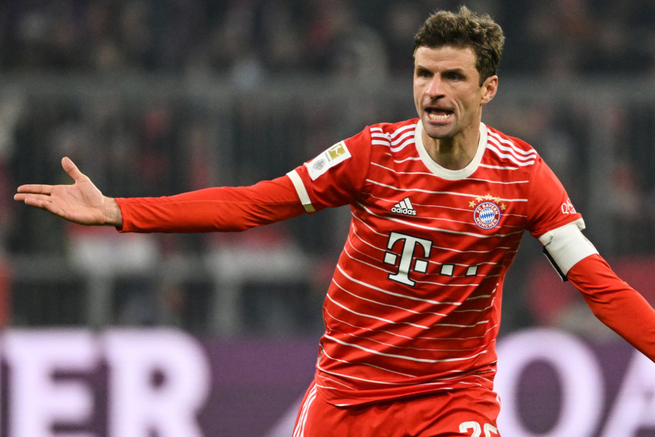 Thomas Müller (33) war nach dem Remis des FC Bayern genervt.