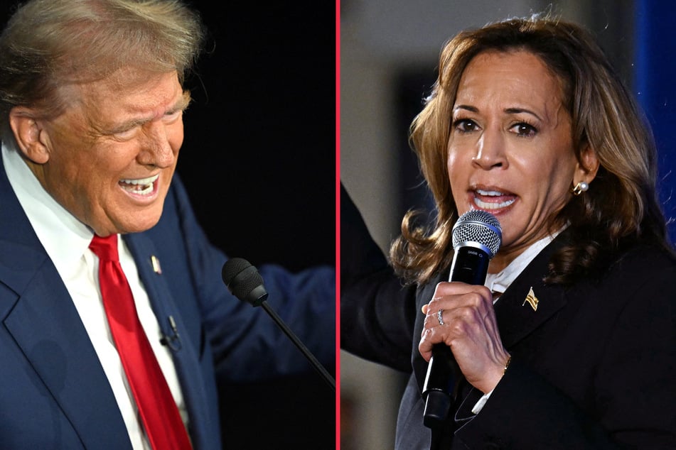 China was a pivotal talking point at Tuesday's presidential debate as former US President Donald Trump (l.) and current Vice President Kamala Harris (r.) traded blows over their differing records with the country.