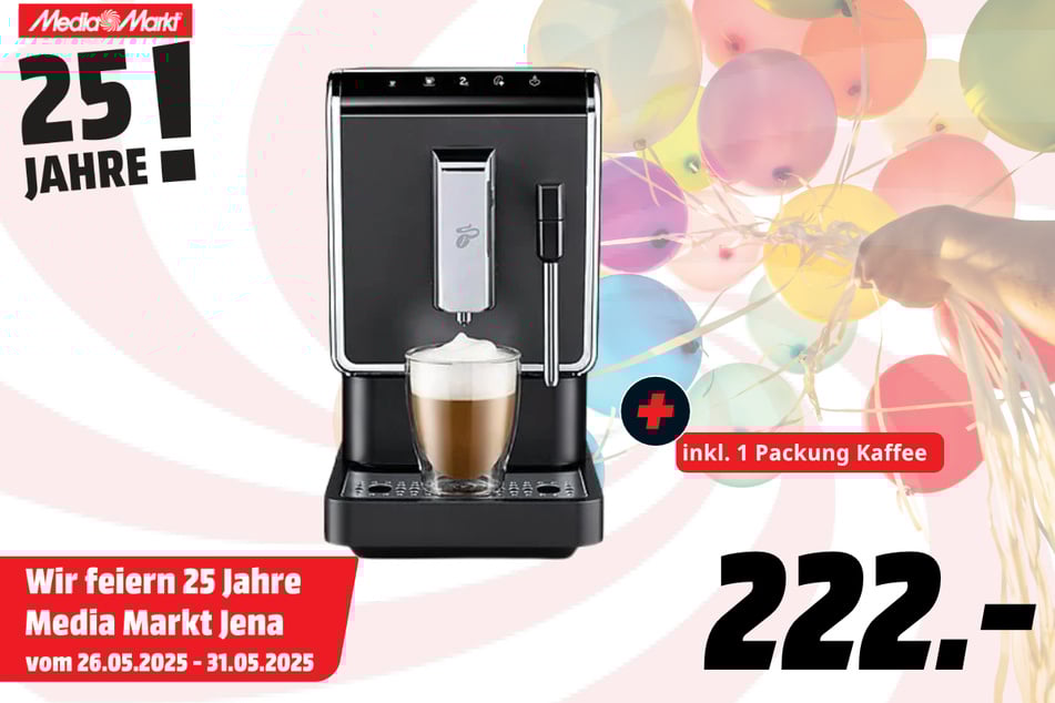 Tchibo-Kaffeevollautomat (inkl. 1 Packung Kaffee)
für 222 Euro.