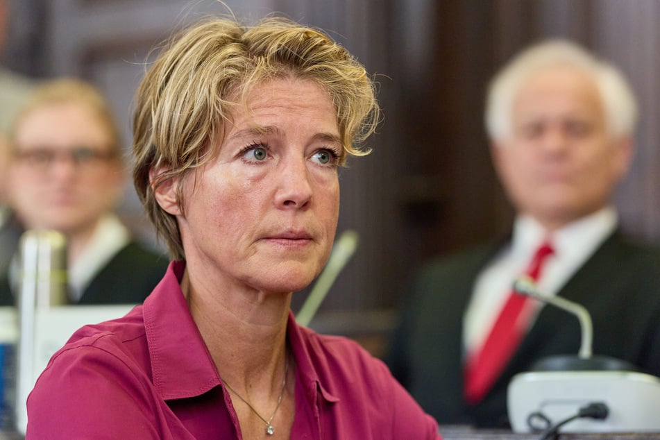 Christina Block (53) ist angeklagt, die Entführung ihrer beiden jüngsten Kinder in Auftrag gegeben zu haben.